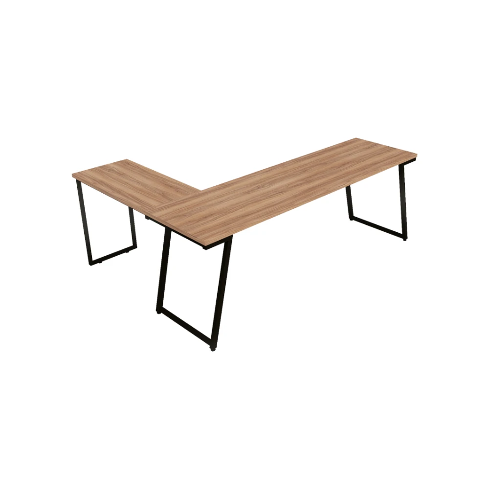 Mesa de escritório em L industrial Soho